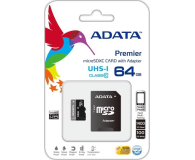 Adata MicroSDXC 64GB AUSDX64GUICL10-RA1 - 249321 - zdjęcie 3